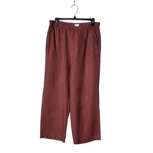 Eileen Fisher Wide Leg Pants in Rust
